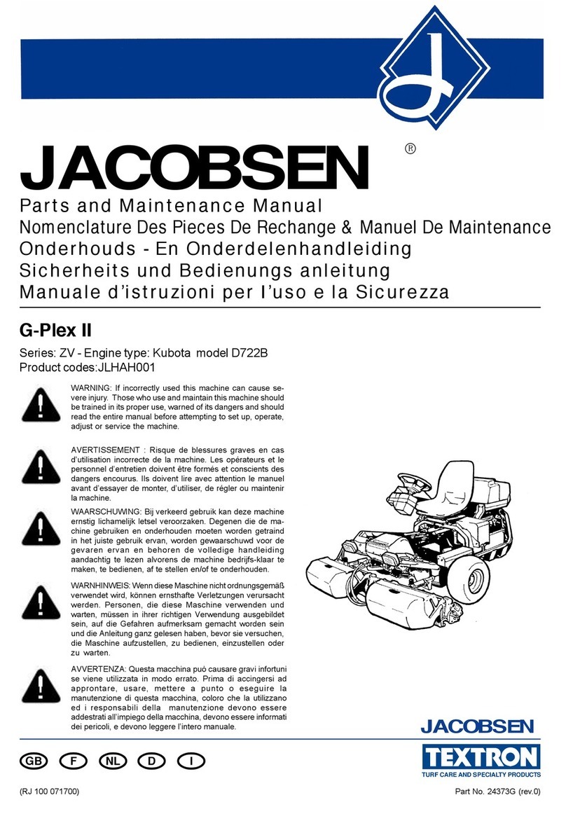 Textron JACOBSEN G-Plex II User manual