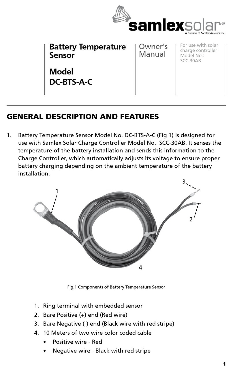 samlexsolar DC-BTS-A-C User manual