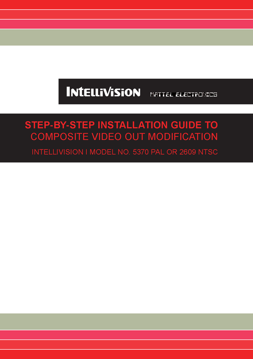Mattel Electronics Intellivision 5370 PAL installation guide