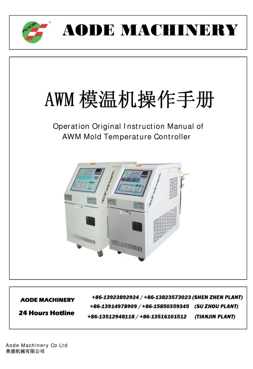AODE MACHINERY AWM-05A Administrator Guide