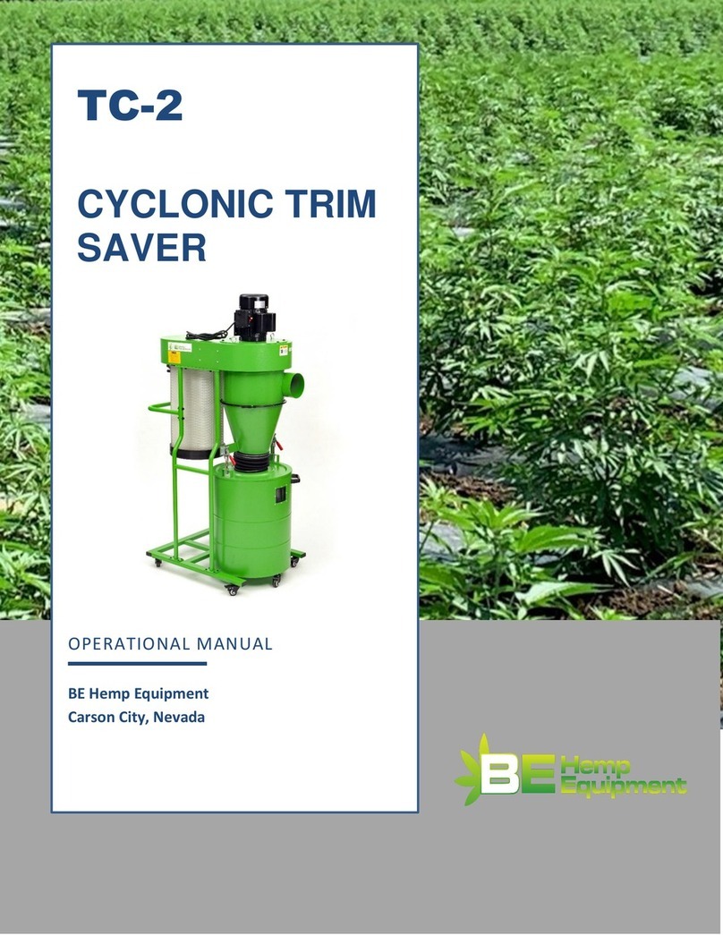 BE Hemp Equipment TC-2 Operational manual