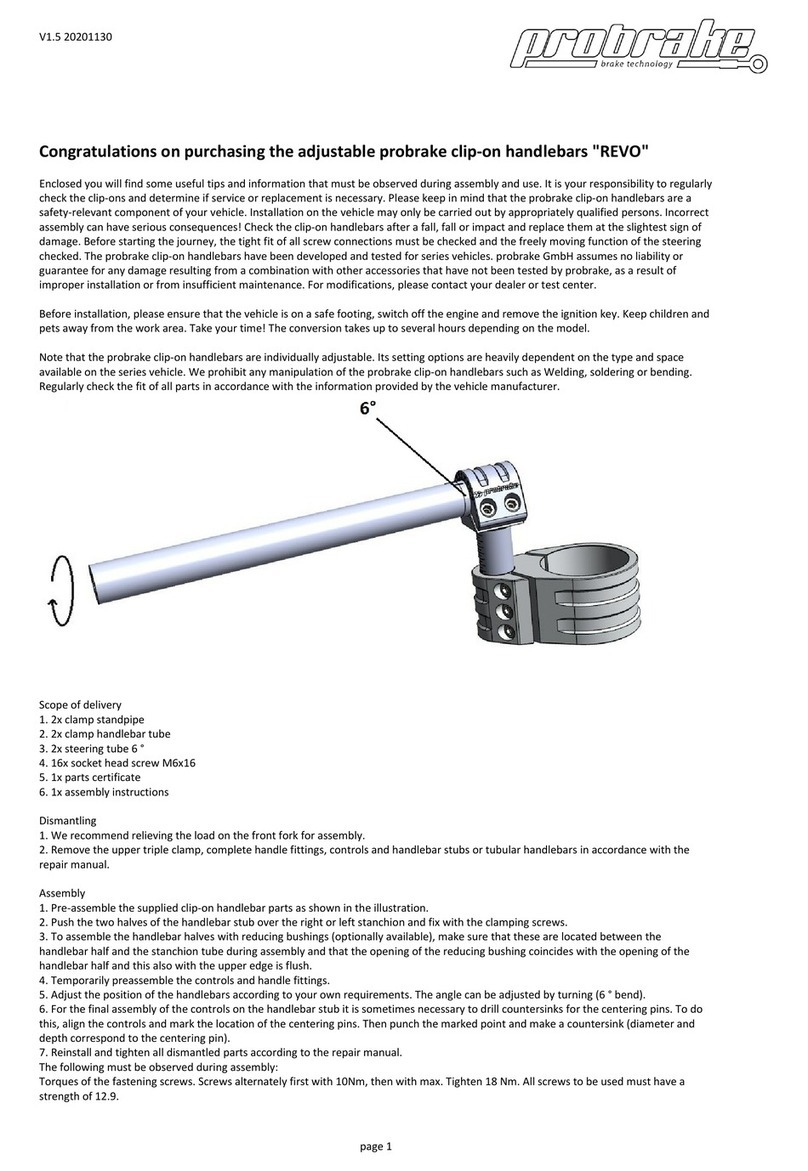 probrake REVO Quick start guide