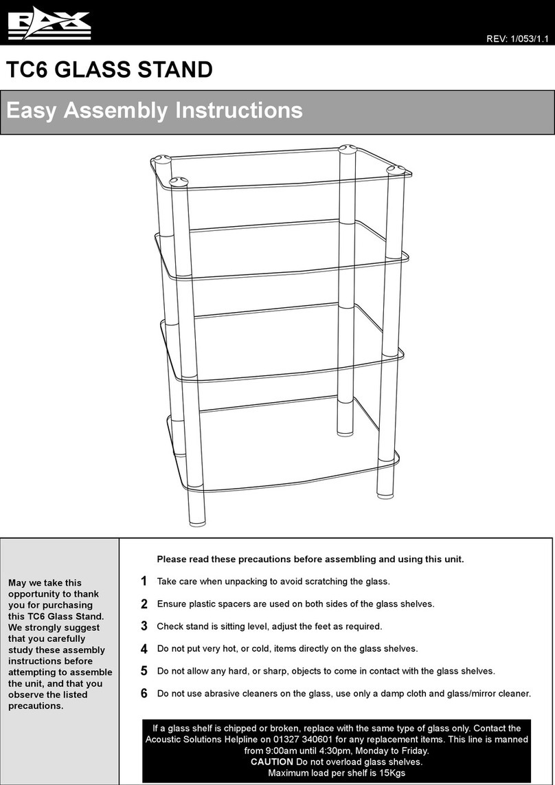 RAX TC6 Easy Assembly Instructions