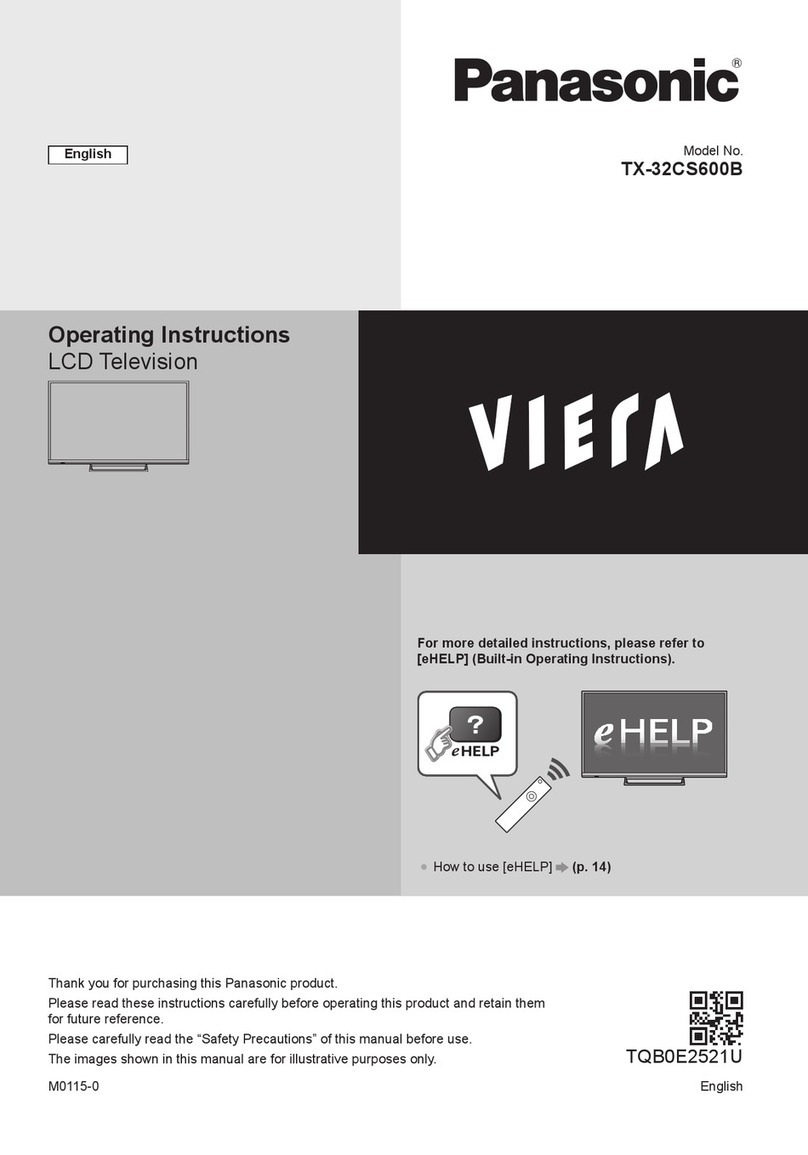 Panasonic viera TX-32CS600B User manual