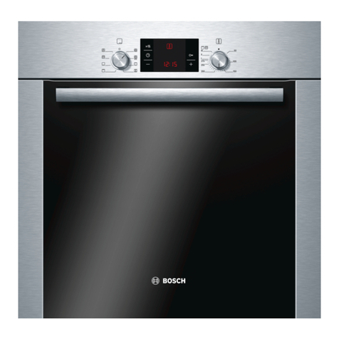 Bosch HBA63B258F installation instructions