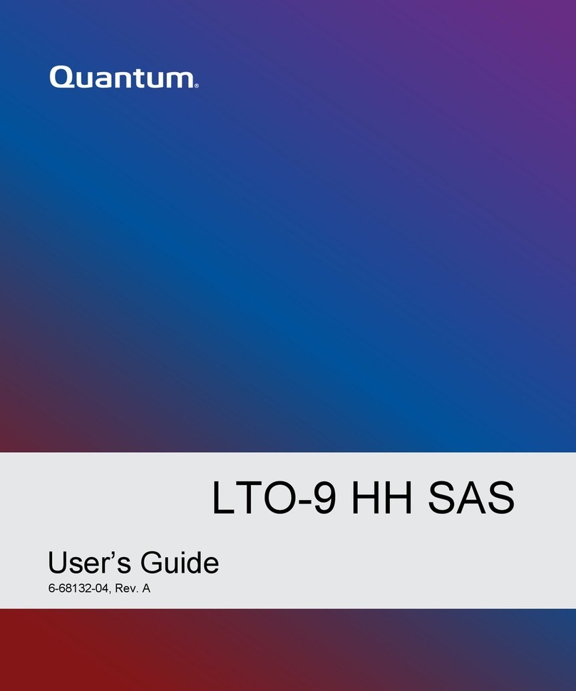 Quantum LTO-9 HH SAS User manual