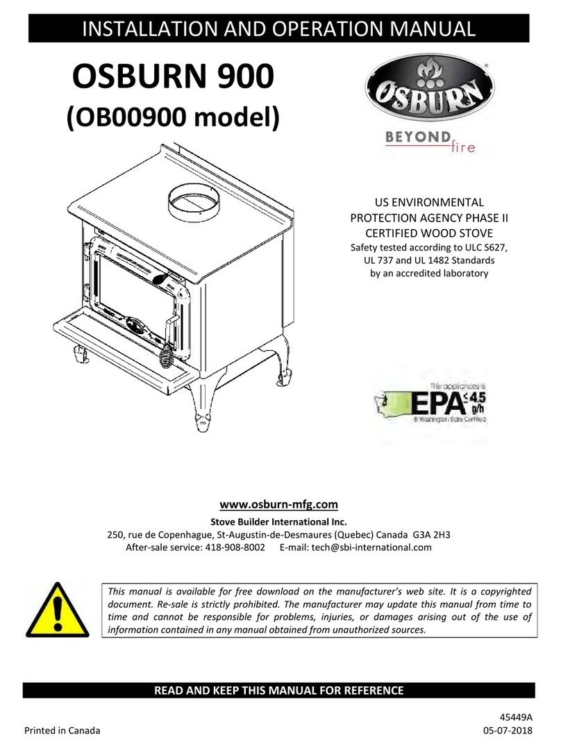 Beyond OSBURN 900 Installation and operation manual