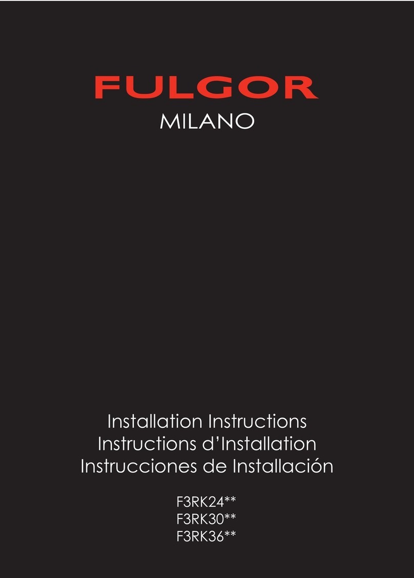 FULGOR F3RK30 User manual