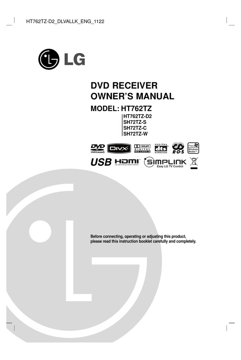 LG HT762TZ-D2 User manual
