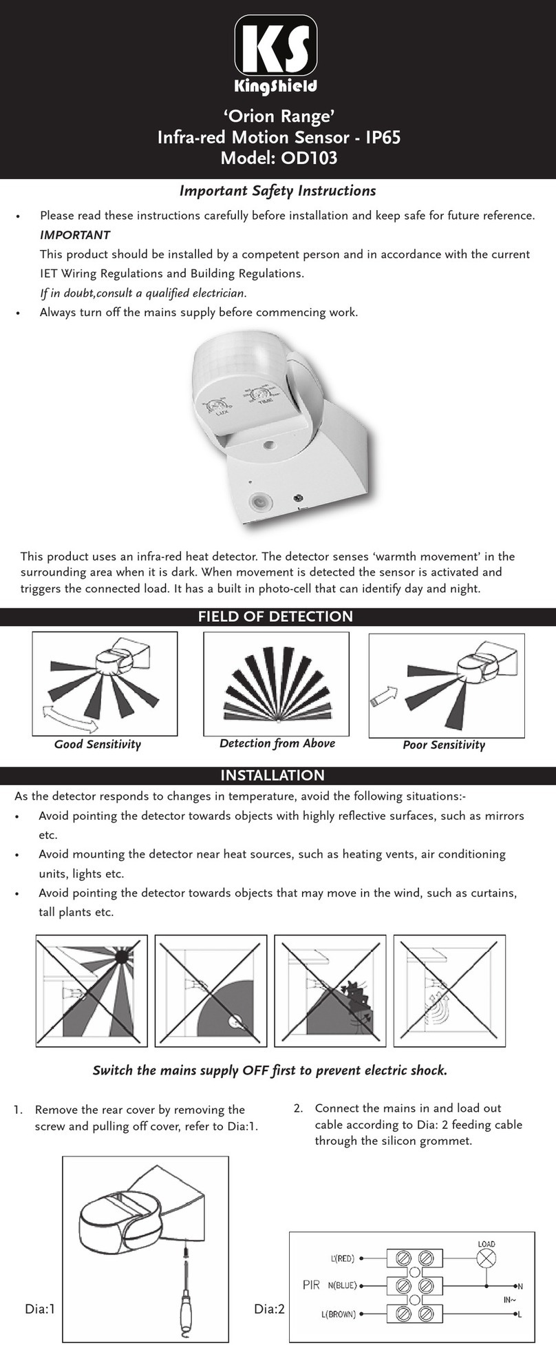 KingShield OD103 Installation