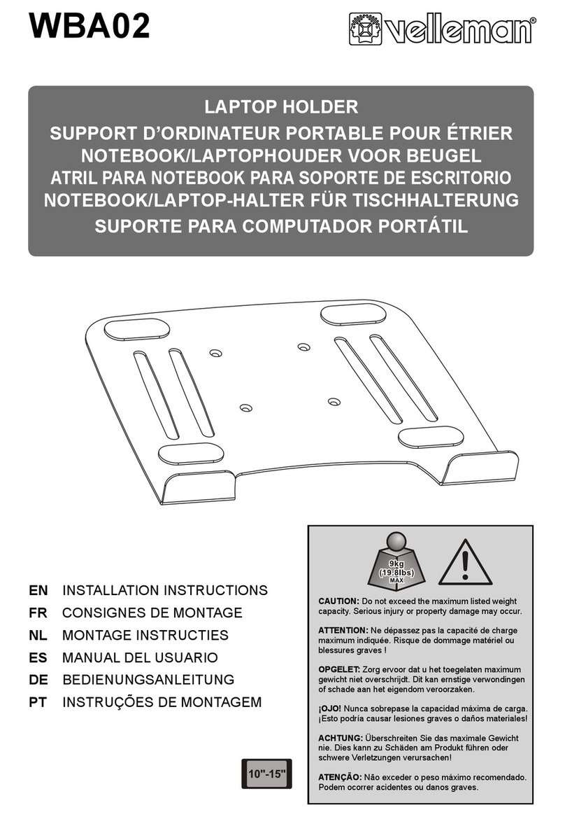 Velleman WBA02 installation instructions