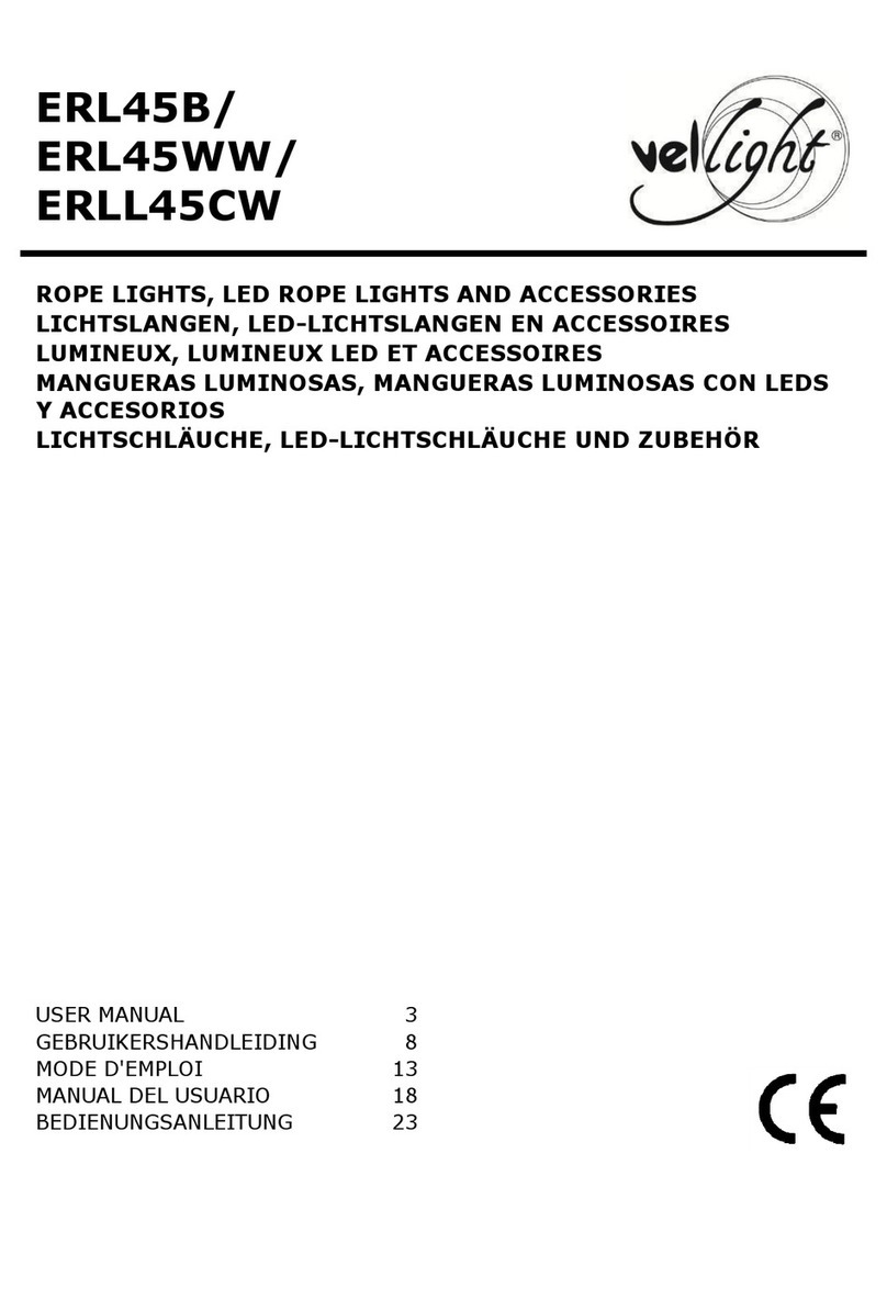 VelLight ERL45B User manual