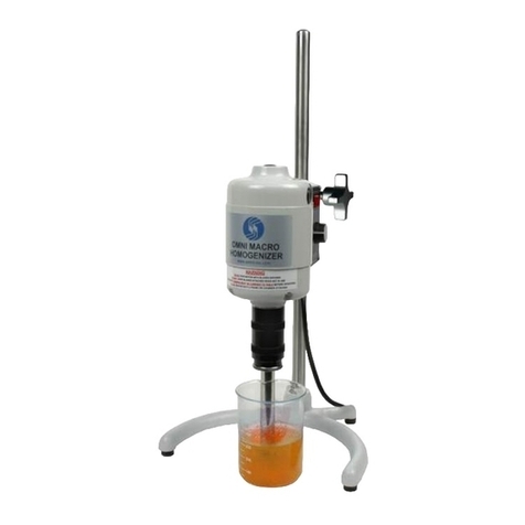 Homogenizer OMNI user manual