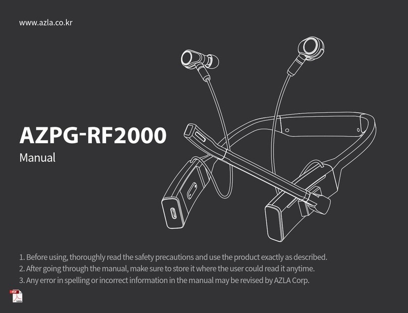 AZLA AZPG-RF2000 User manual