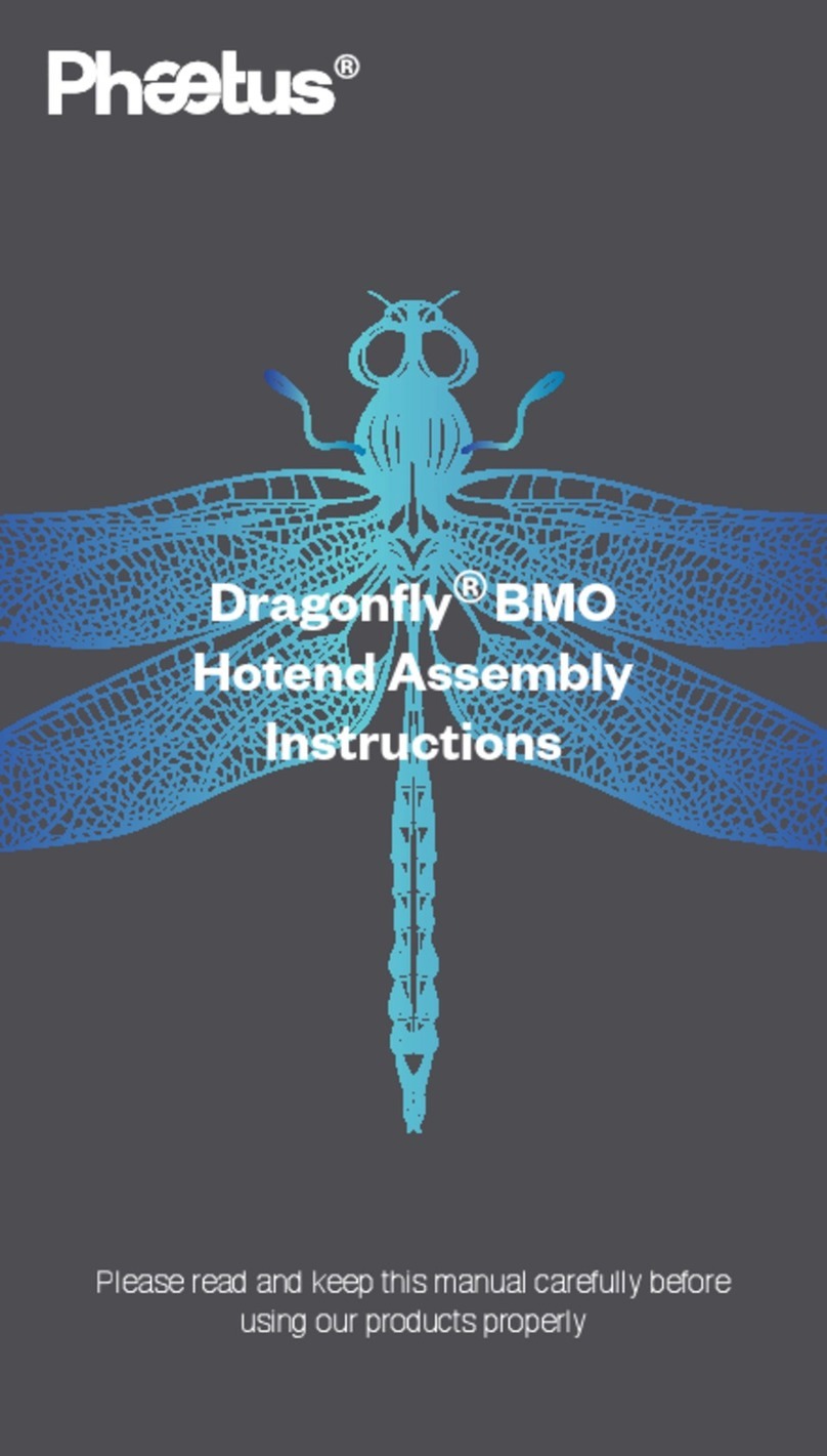 Phaetus Dragonfly BMO Hotend Assembly instructions