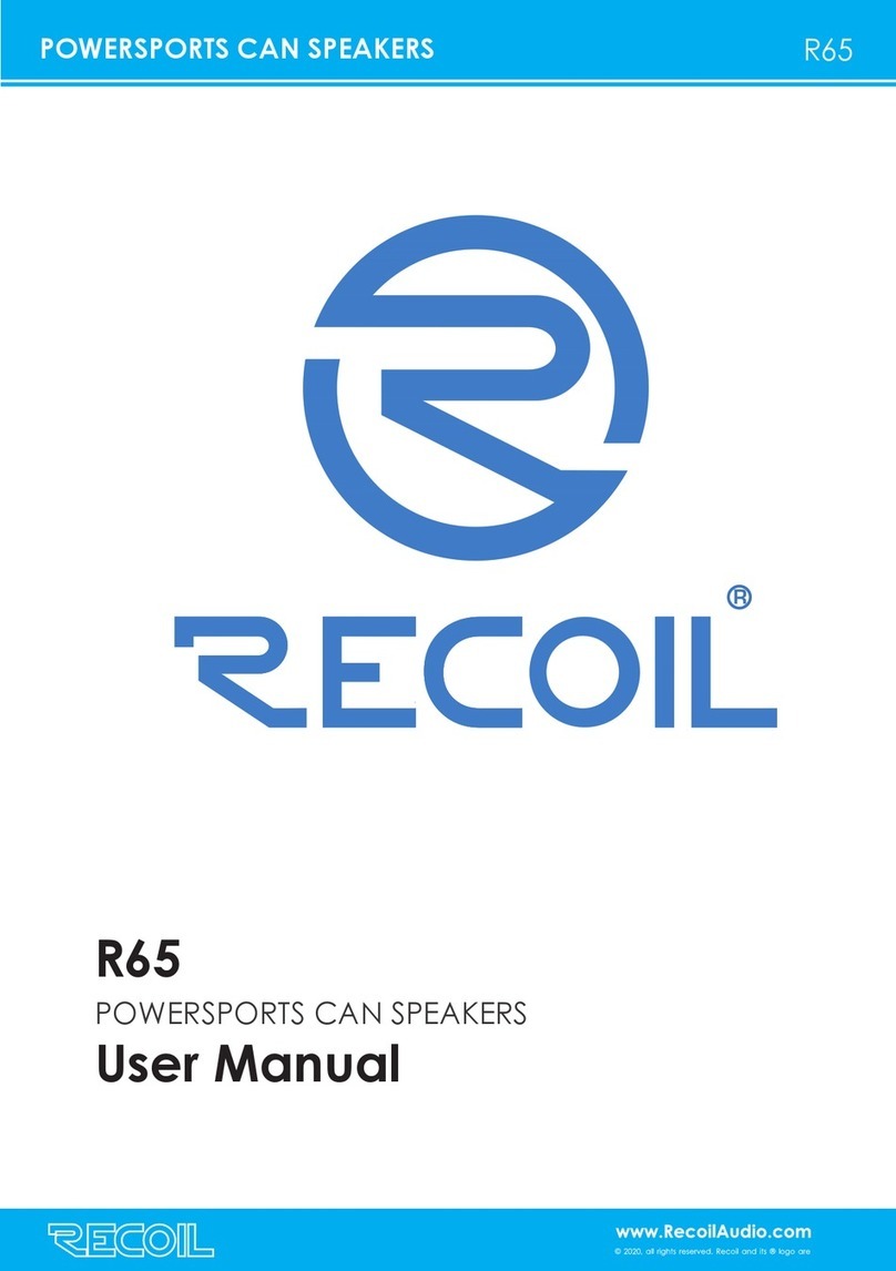 Recoil R65 user manual