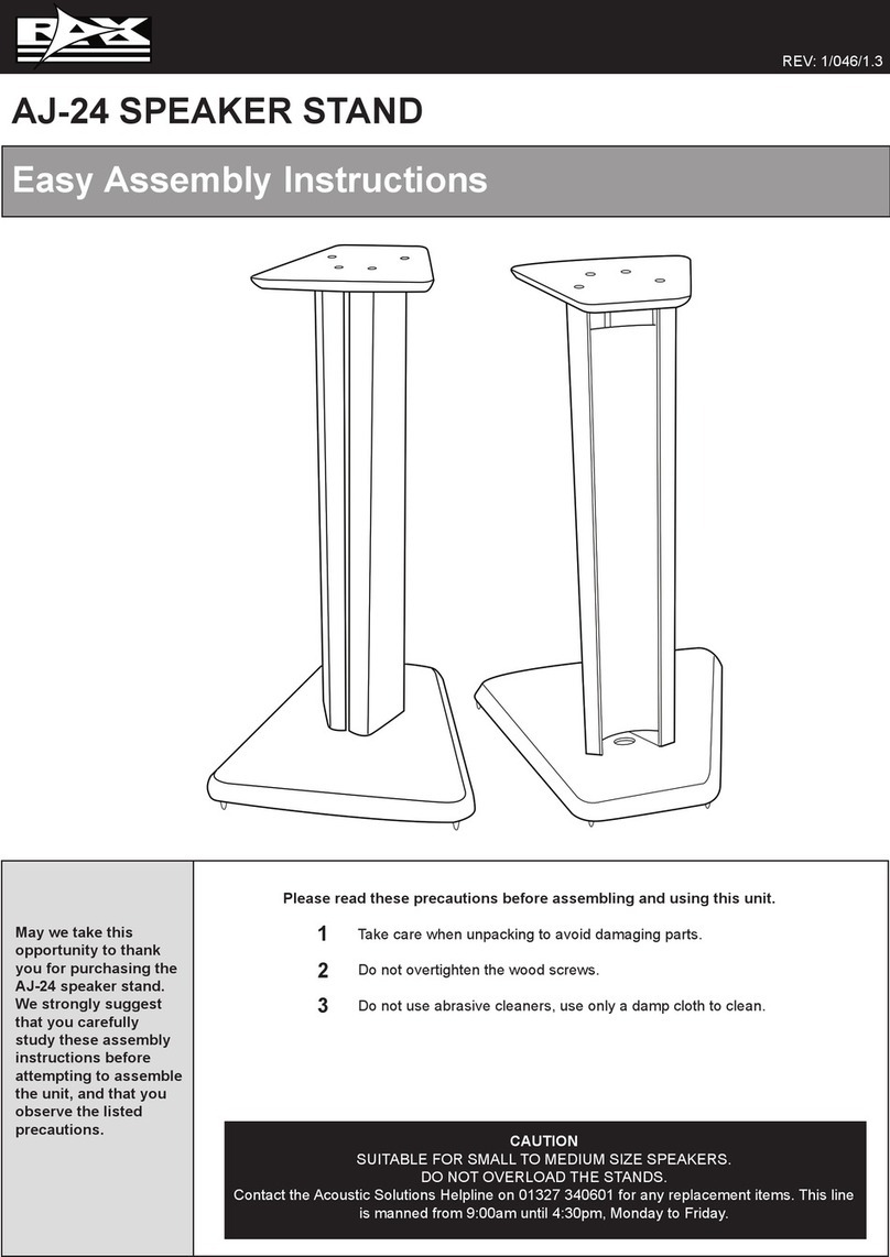 RAX AJ-24 Easy Assembly Instructions