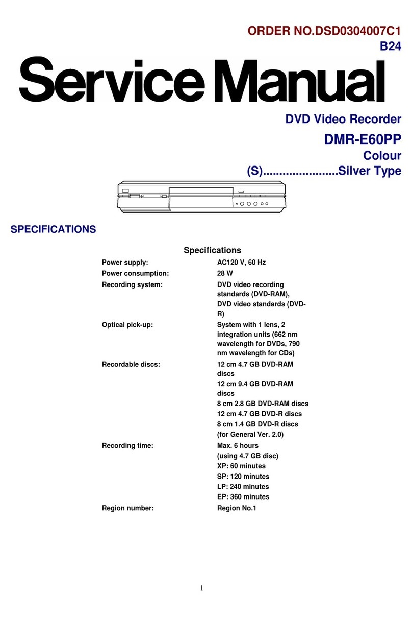 Panasonic DMR-E60PP User manual