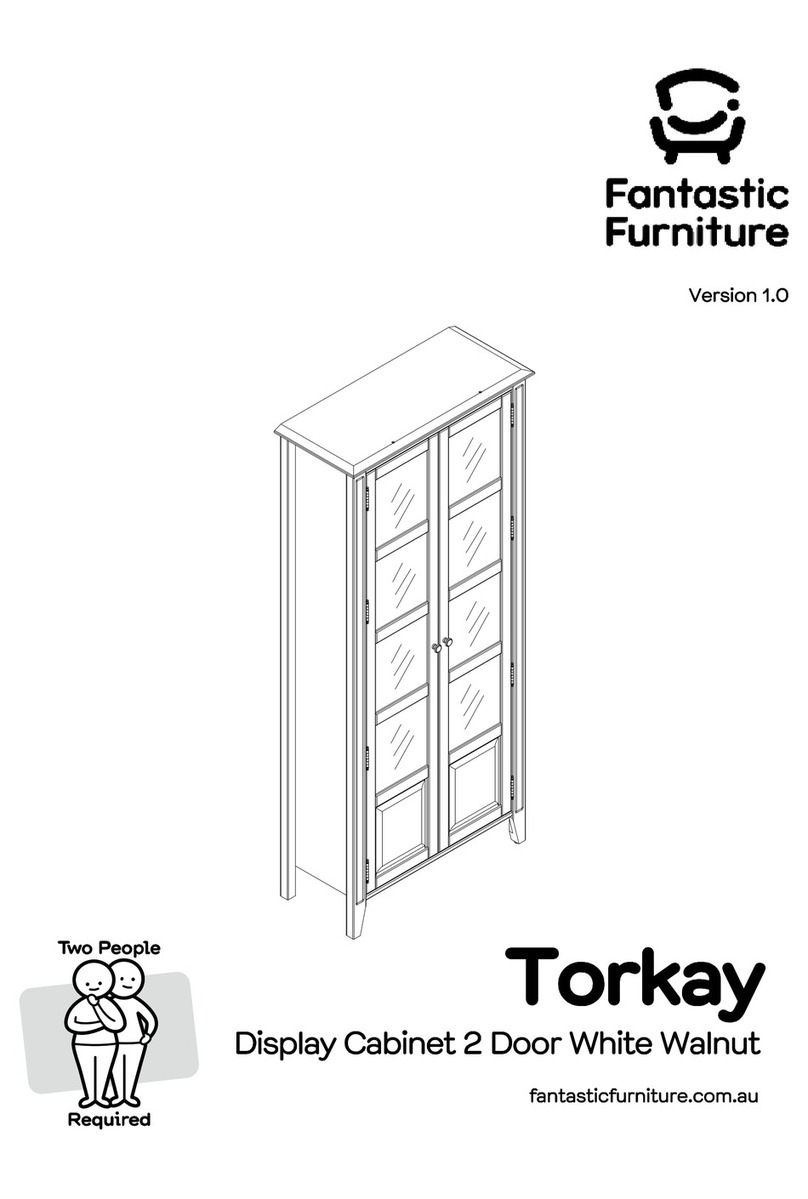 fantastic furniture Torkay Display Cabinet manual fantastic furniture Torkay Display Cabinet manual