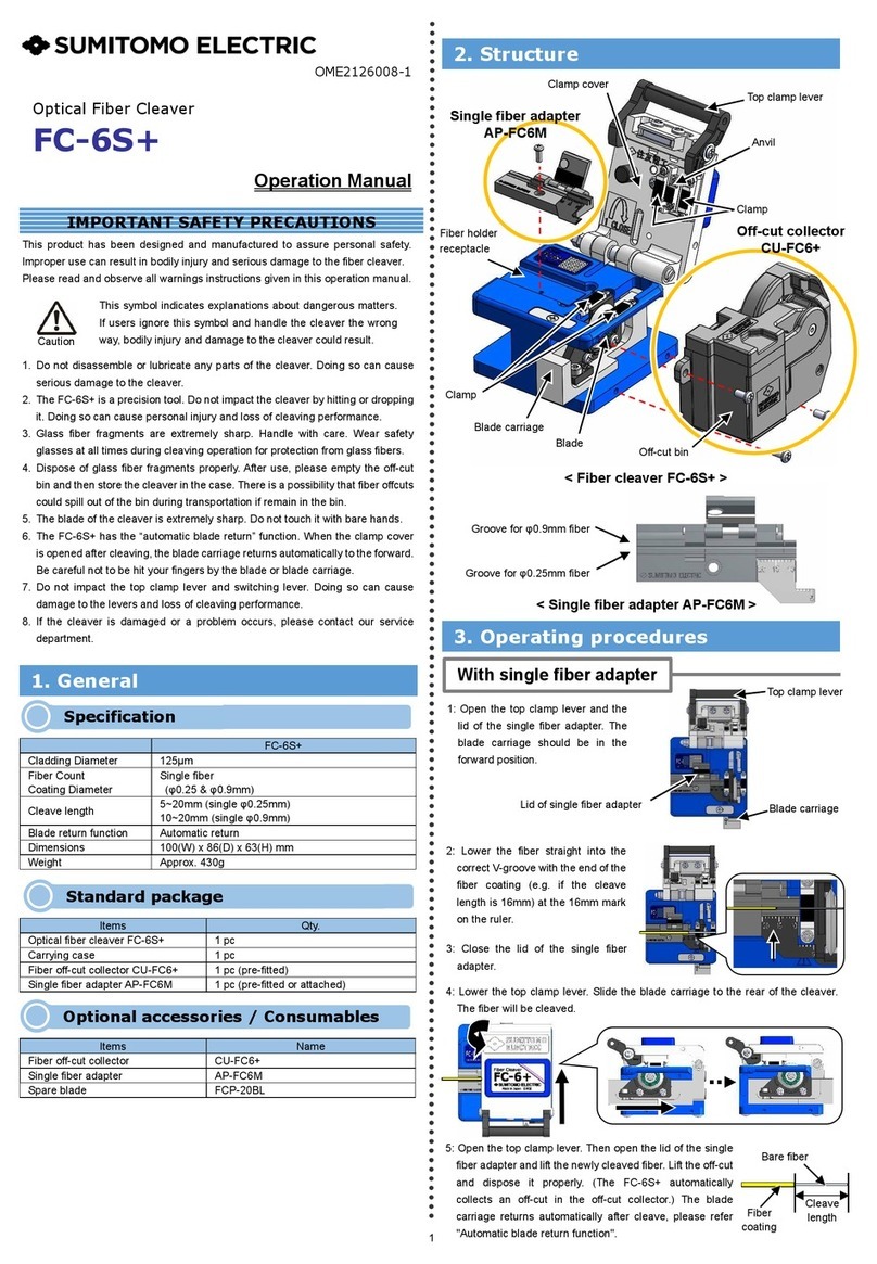 Sumitomo FC-6S+ Operation manual