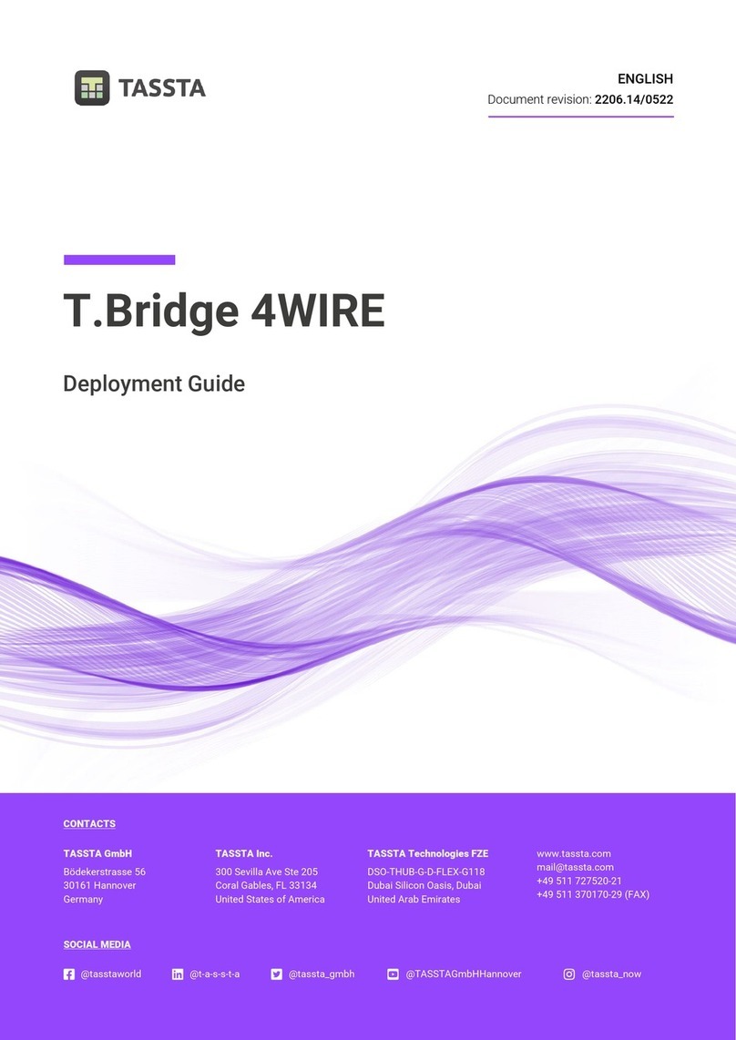 TASSTA T.Bridge 4WIRE Deployment guide
