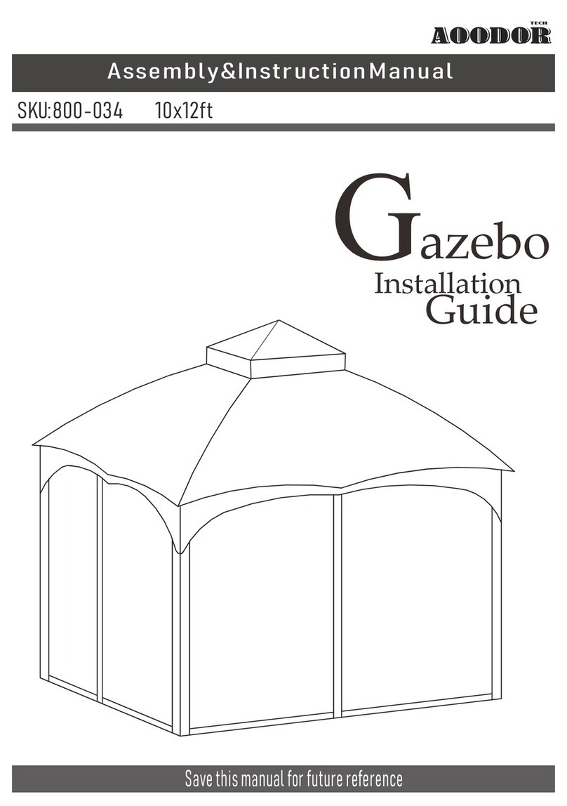 AOODOR 800-034 Assembly & instruction manual