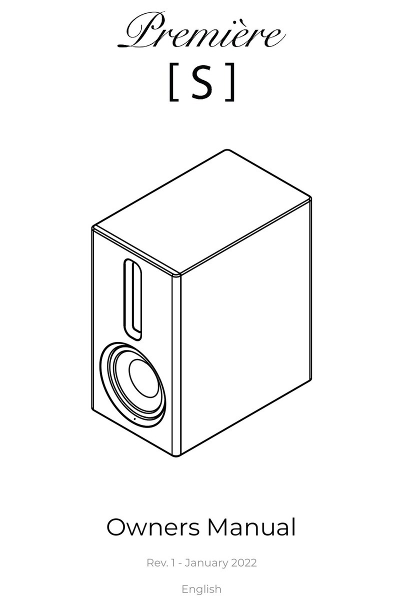 AcouLab Premiere S owner's manual