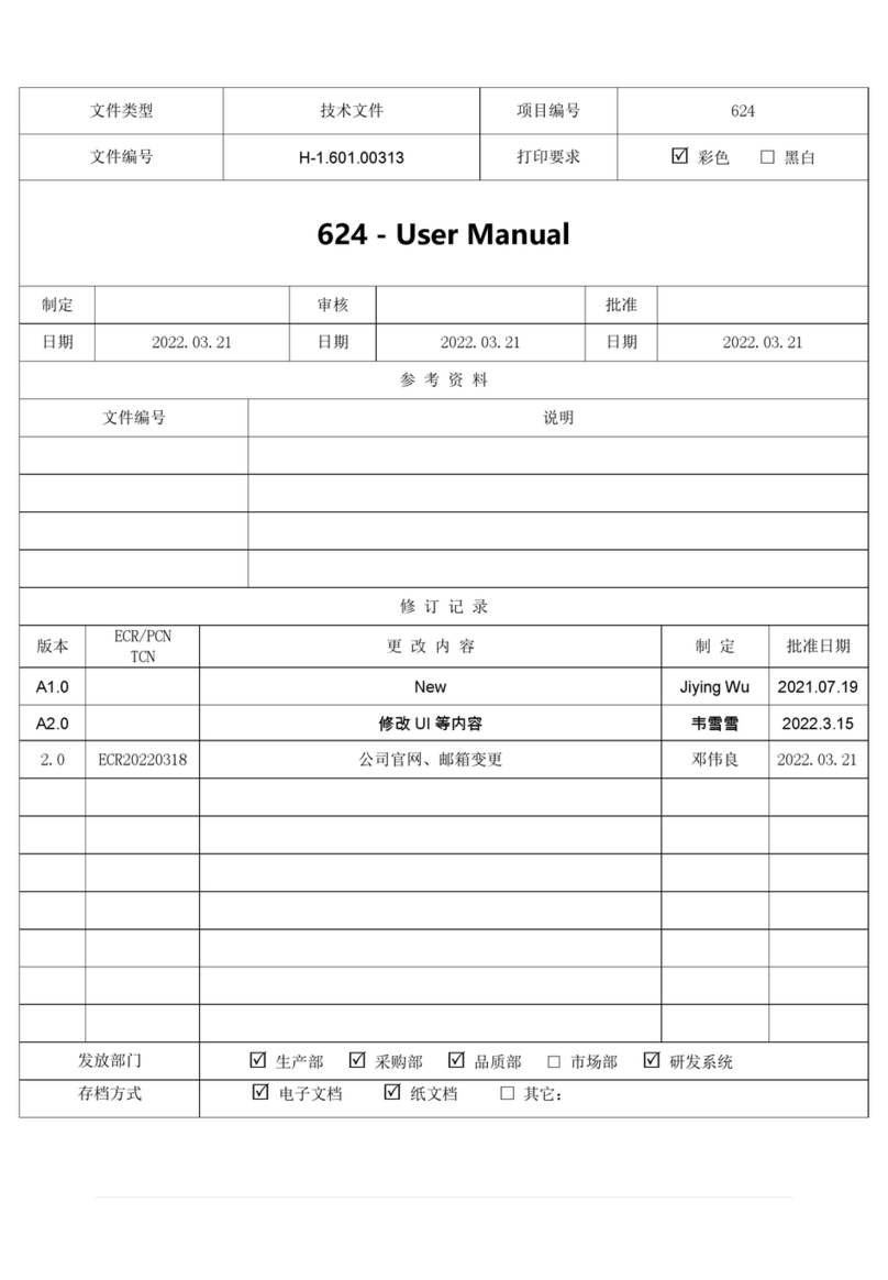 Amoul T6 Operation manual