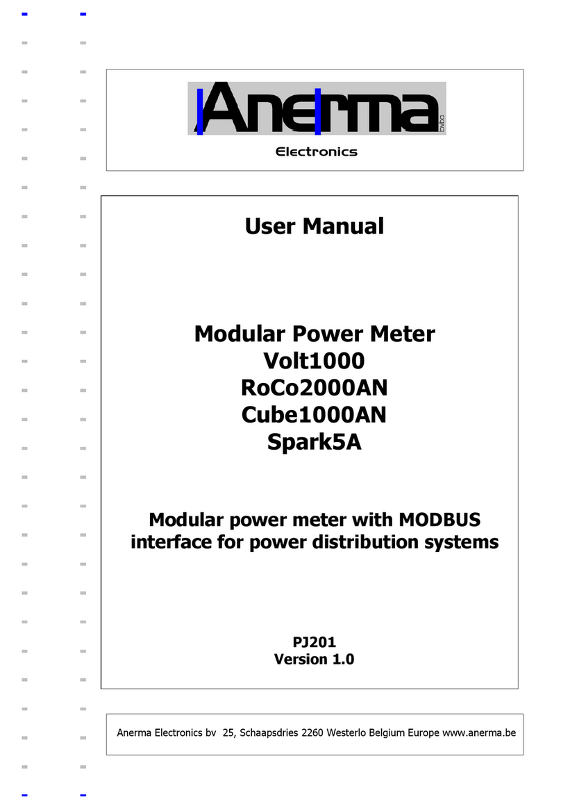Anerma Electronics Volt1000 user manual Anerma Electronics Volt1000 user manual