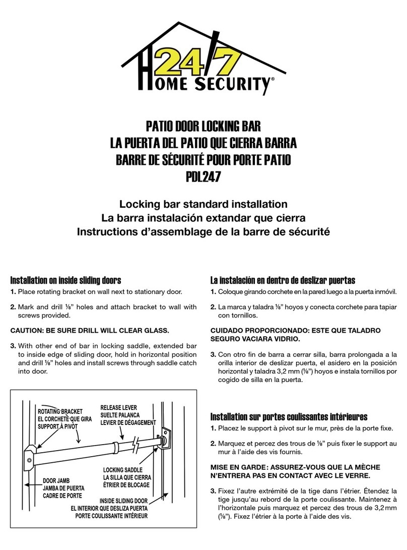 24/7 HOME SECURITY PDL247 Installation 24/7 HOME SECURITY PDL247 Installation