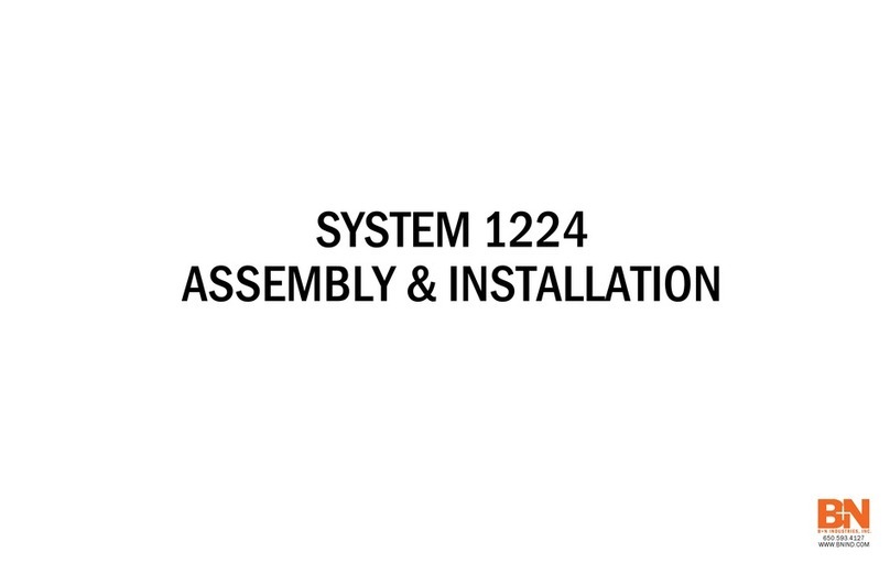 B+N INDUSTRIES SYSTEM 1224 Assembly & installation