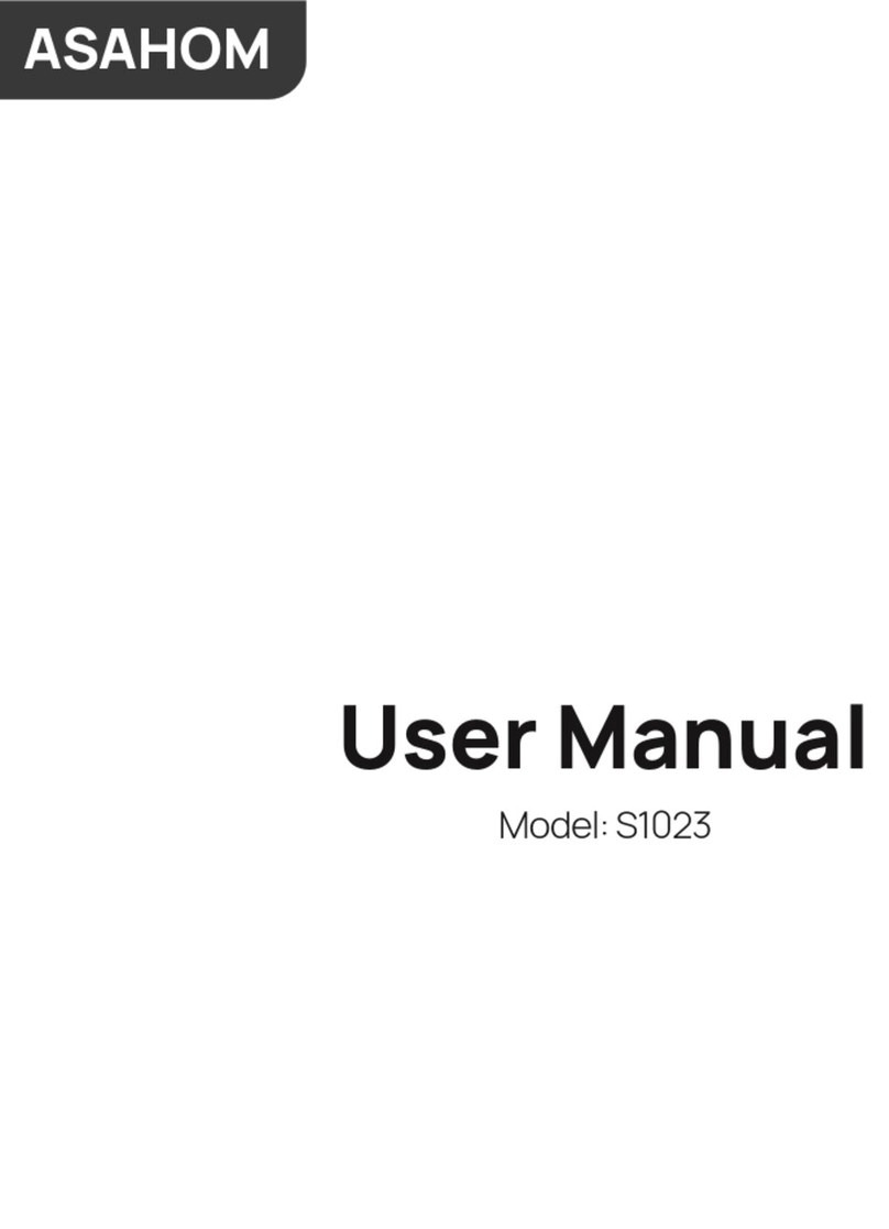 ASAHOM S1023 User manual