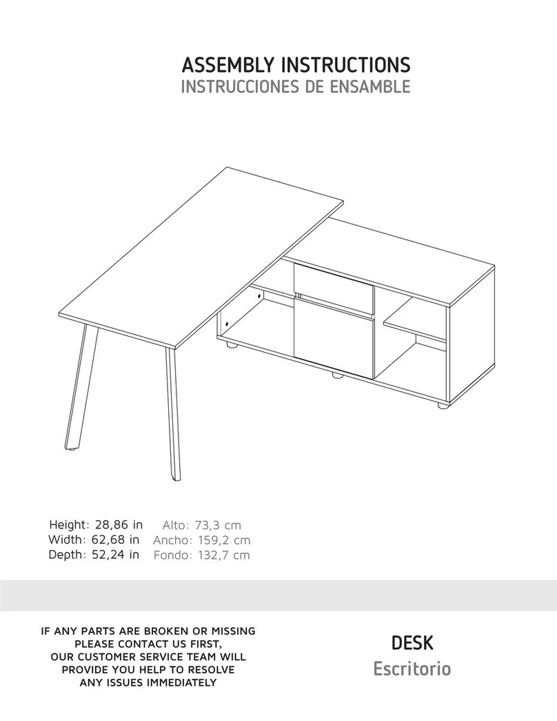 FM Furniture Cusco EDW5972 Assembly instructions
