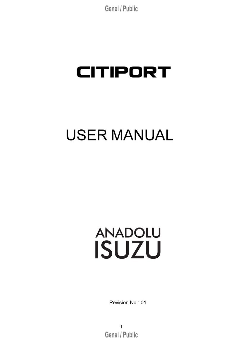 ANADOLU ISUZU CITIPORT E6 2019 user manual