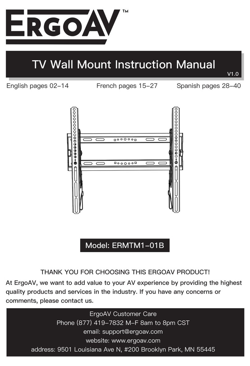 ErgoAV ERMTM1-01B instruction manual
