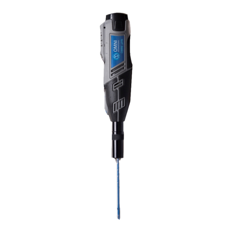 Homogenizer OMNI user manual