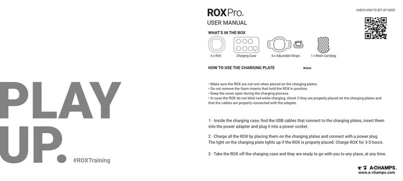 A-Champs ROX Pro User manual