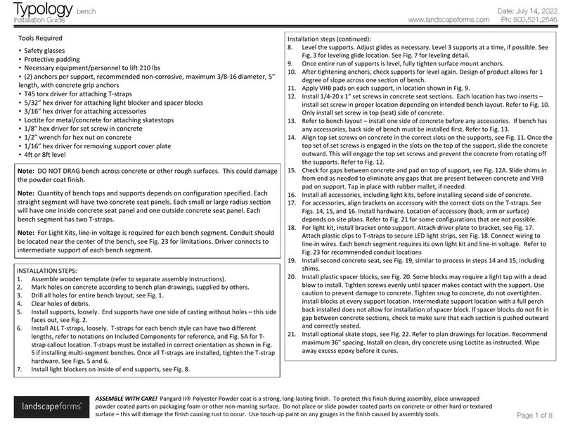 Landscape Forms Typology User manual