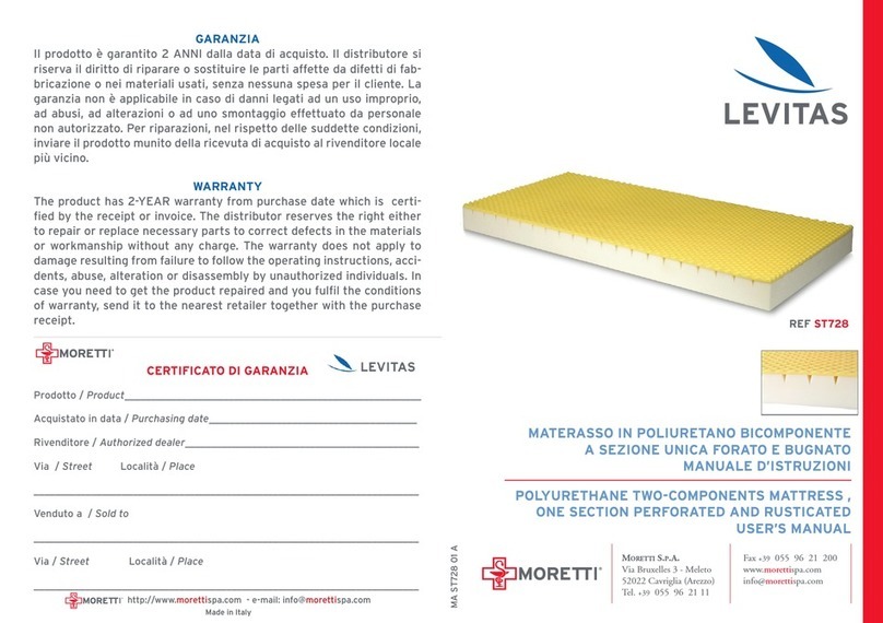 Moretti LEVITAS ST728 User manual