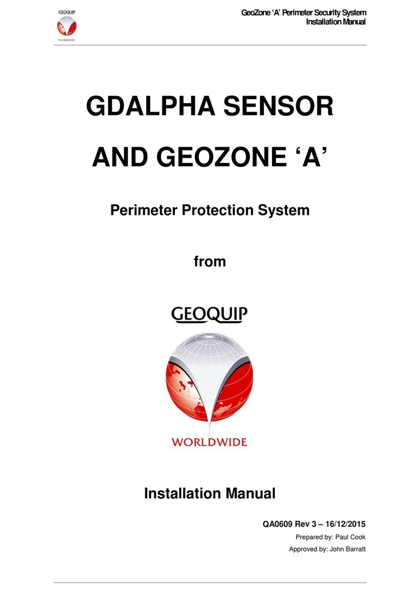 Geoquip GeoZone A User manual