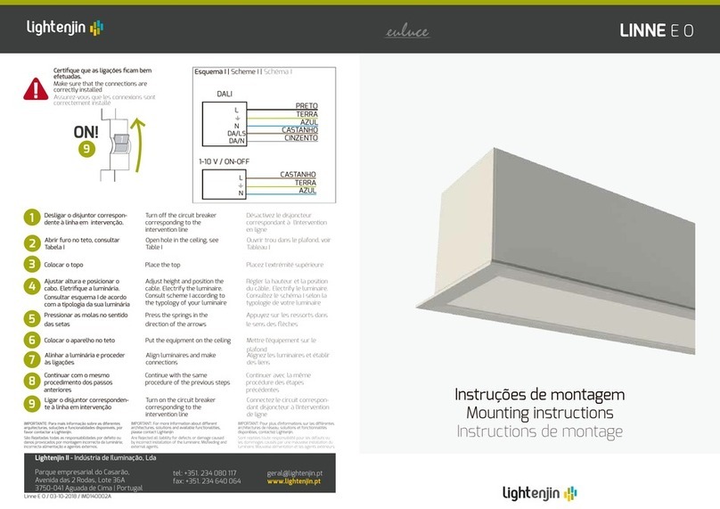 Lightenjin LINNE E O Mounting instructions