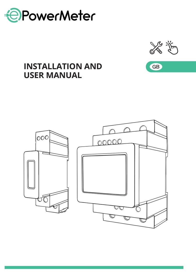Free2Move eSolutions PowerMeter Installation and user manual