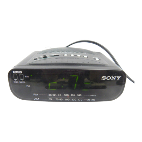 Sony ICF-C212 operating instructions