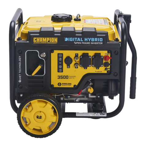 Champion CPG4000DHY-EU Operator's manual
