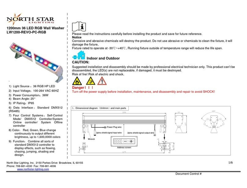 North Star LW1200-REVO-PC-RGB manual