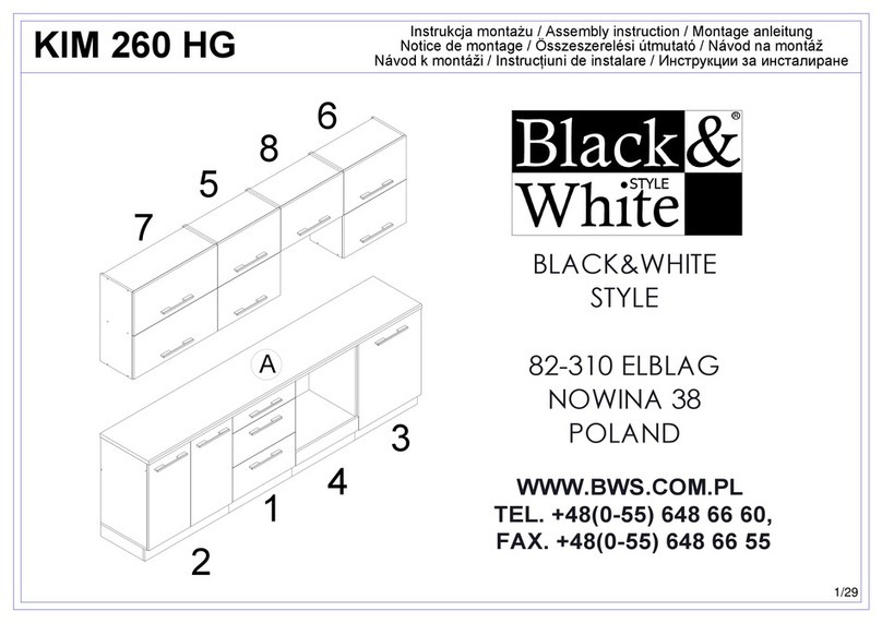 Black & White Style KIM 260 HG User manual