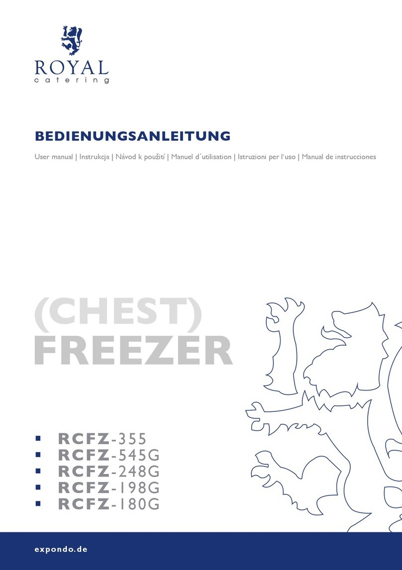 Royal Catering RCFZ-355 user manual