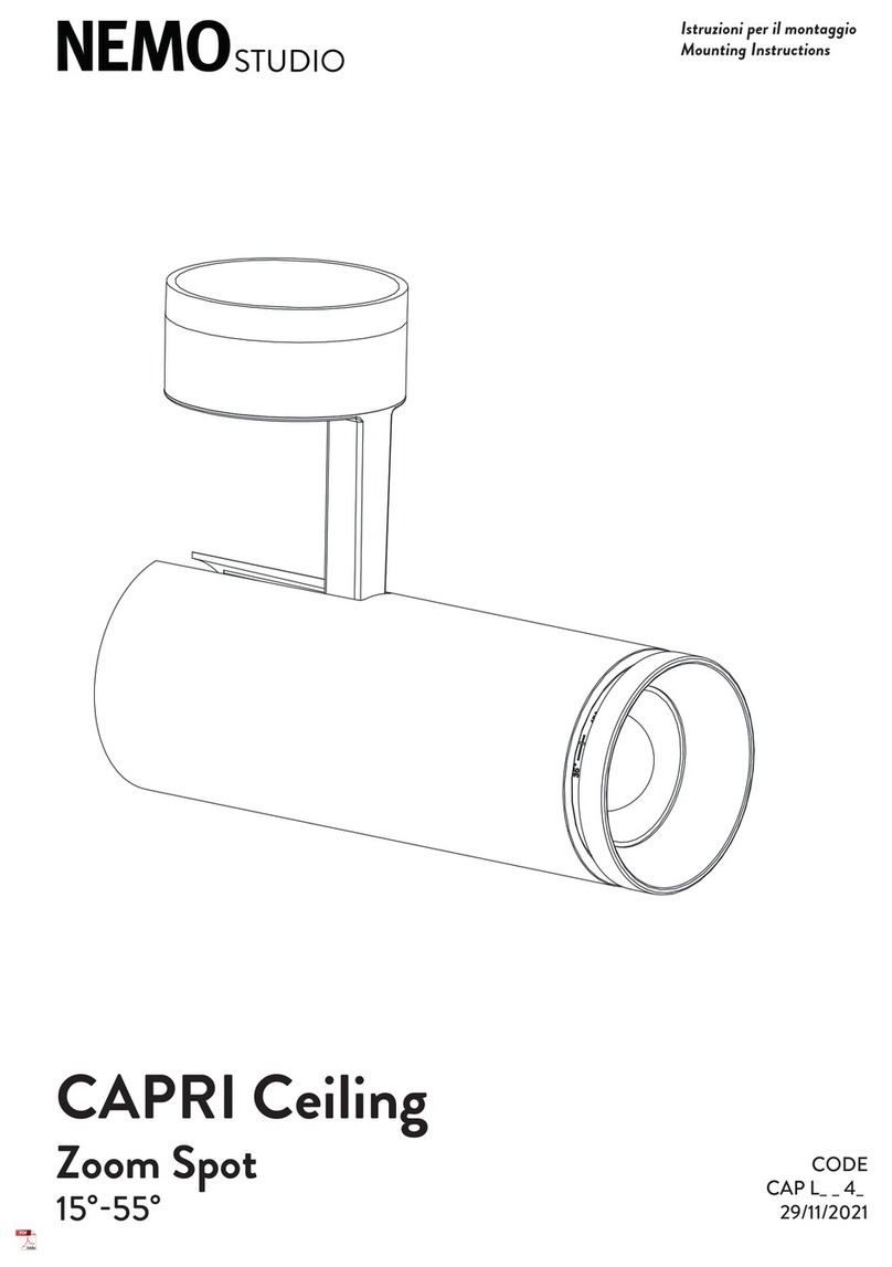 Nemo Studio CAPRI Mounting instructions