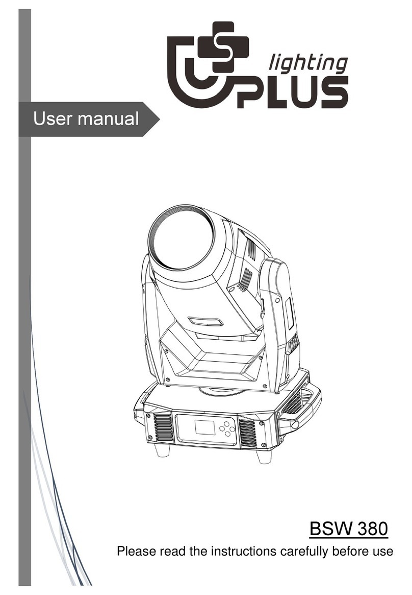 Uplus Lighting BSW 380 user manual
