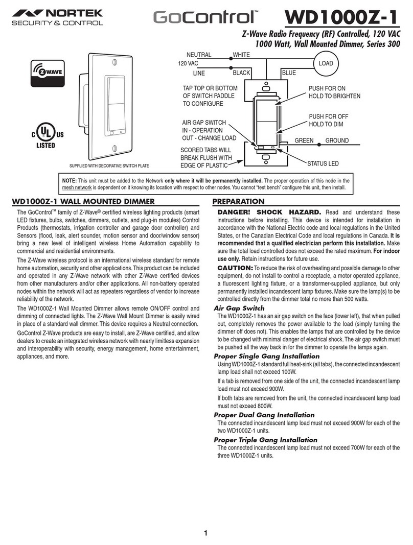 Nortek 300 Series Install